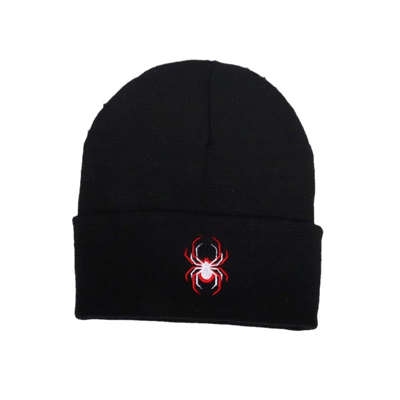 Wholesale Personalized Trend Spider Embroidery Pattern Casual Versatile Beanie