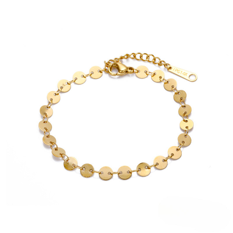 Wholesale Stainless Steel Round Bracelet Set