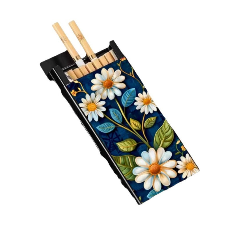 Wholesale Metal Fine Tube Anti Drop and Moisture-proof Painted Creative Cigarette Box