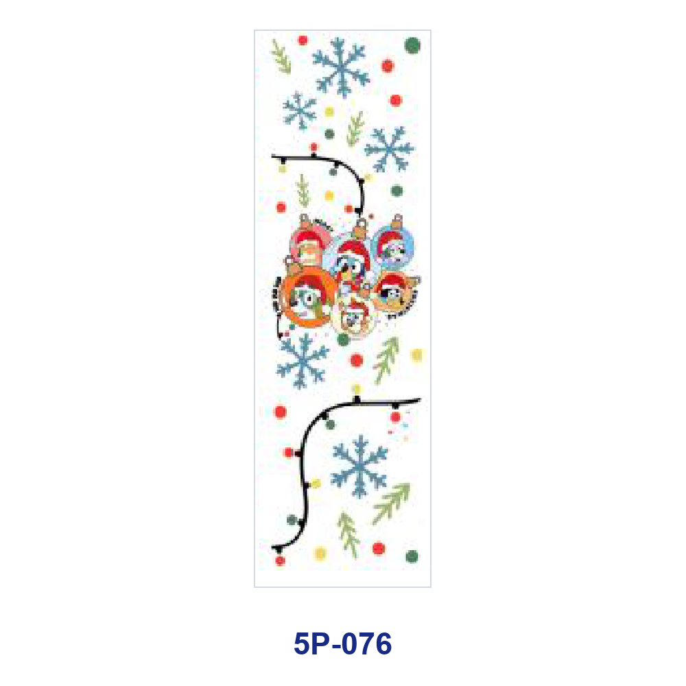 Wholesale 2/ 8/ 16pcs Christmas Party Gift Candy Cane Snowflake Playful Holiday Slogan Print Pen and Bookmark Stickers UV DTF Wraps OLY Exclusive
