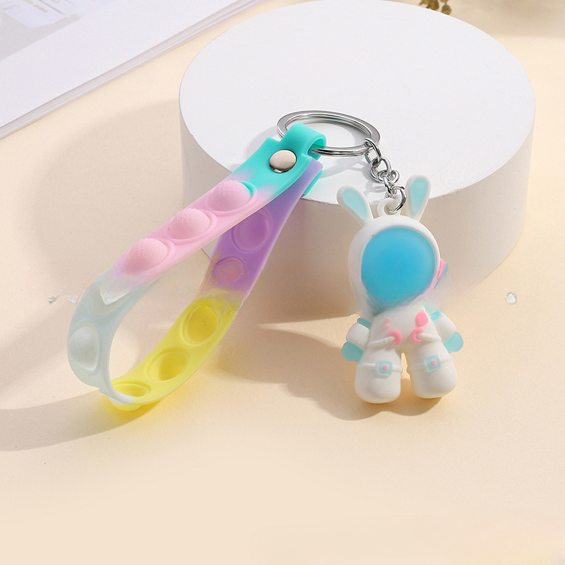 Descompresión de silicona al por mayor de cuero de cuero llave de conejo