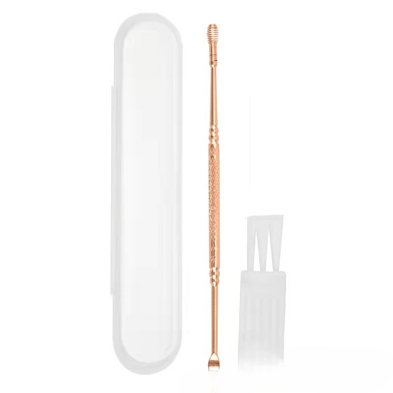 Wholesale Stainless Steel Double-ended Spring Ear Scoop