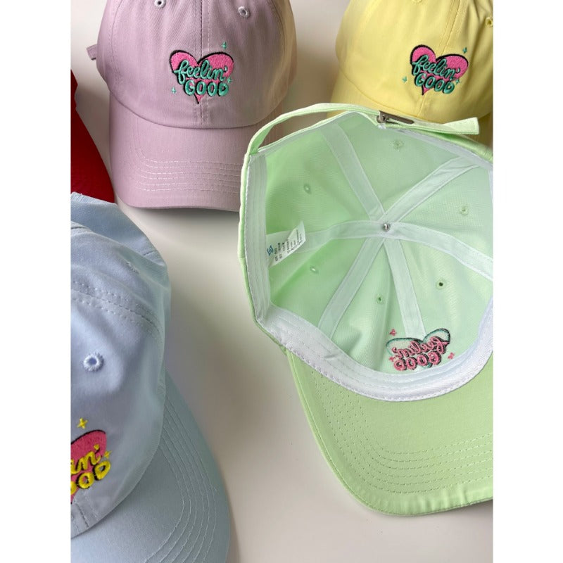 Wholesale Heart Patch Light Color Baseball Cap