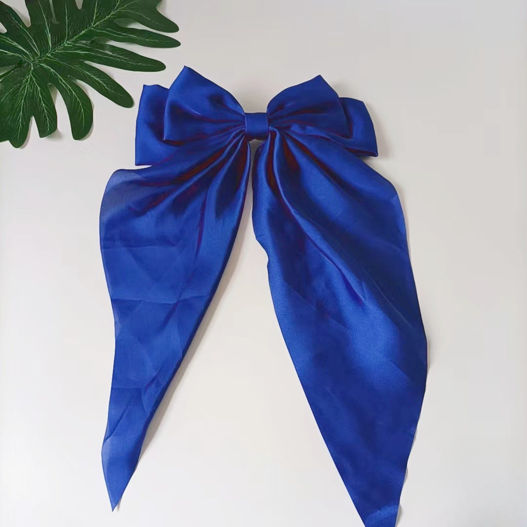 Wholesale Large Bow Silk Hair Clips