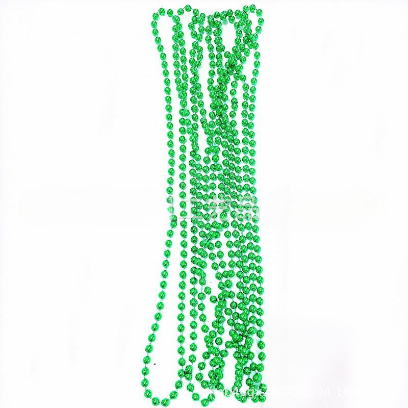 Wholesale of St. Patrick's Day Lucky Grass Plastic Bead Chains