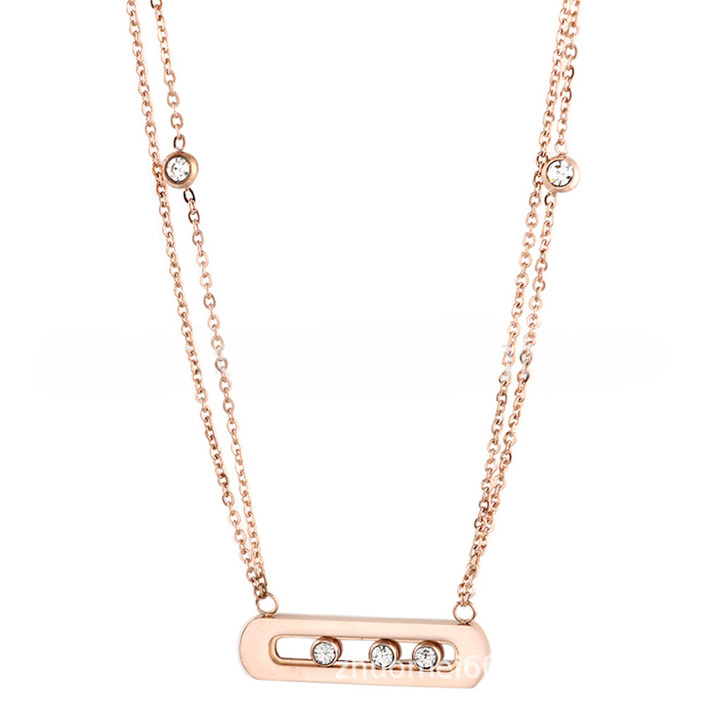 Wholesale Stainless Steel Gold Plated Necklace Ring Bracelet Set