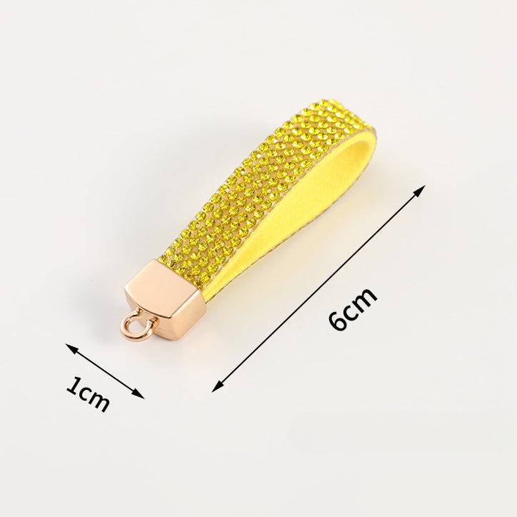 Accesorios de cadena de llaves de diamantes de aleación de zinc al por mayor