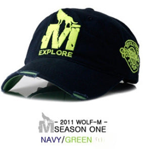Wholesale Summer M Wolf Baseball Cap Hip Hop Fashion Outdoor Sunshade Cap