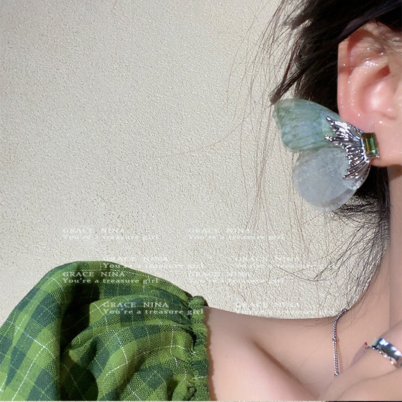 Wholesale Butterfly Tassel Alloy/silver Plated/gold Plated Earrings