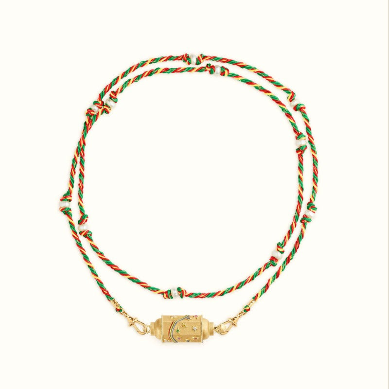 Wholesale Valentine's Day Colorful Tarot Necklace Design Star Eyes Gold Plated Color-preserving Necklace