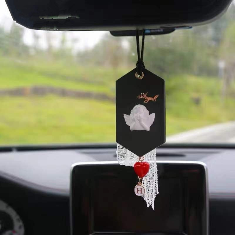 Wholesale Angel Car Expanded Fragrant Stone Pendant