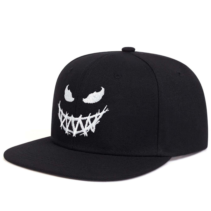 Wholesale Wide Brimmed Personalized Grinning Expression Cotton Baseball Caps