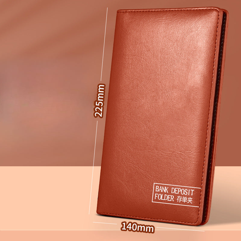 Wholesale PU Single Folder IOU Sorting Book