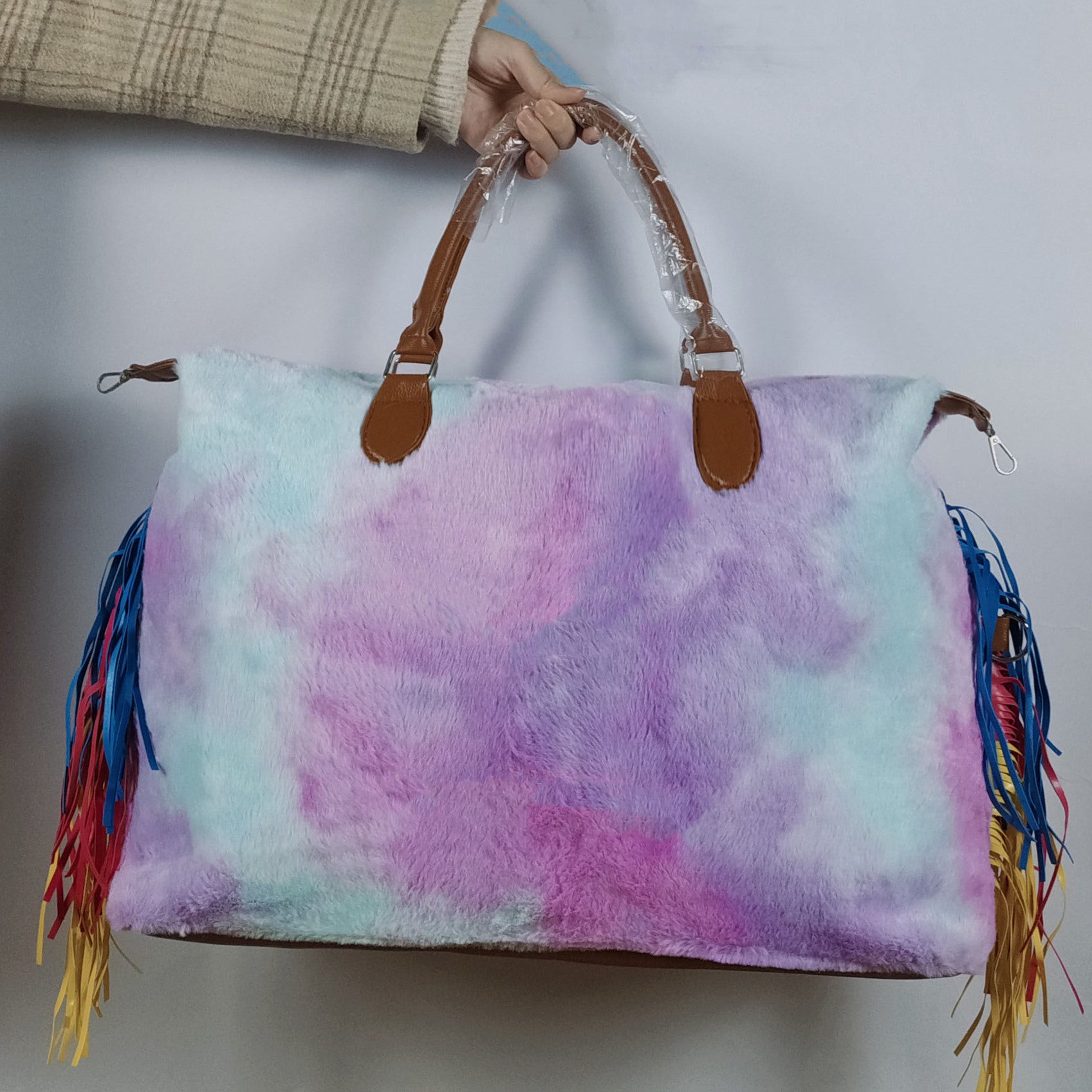 Wholesale Leopard Print Canvas Shoulder Bag