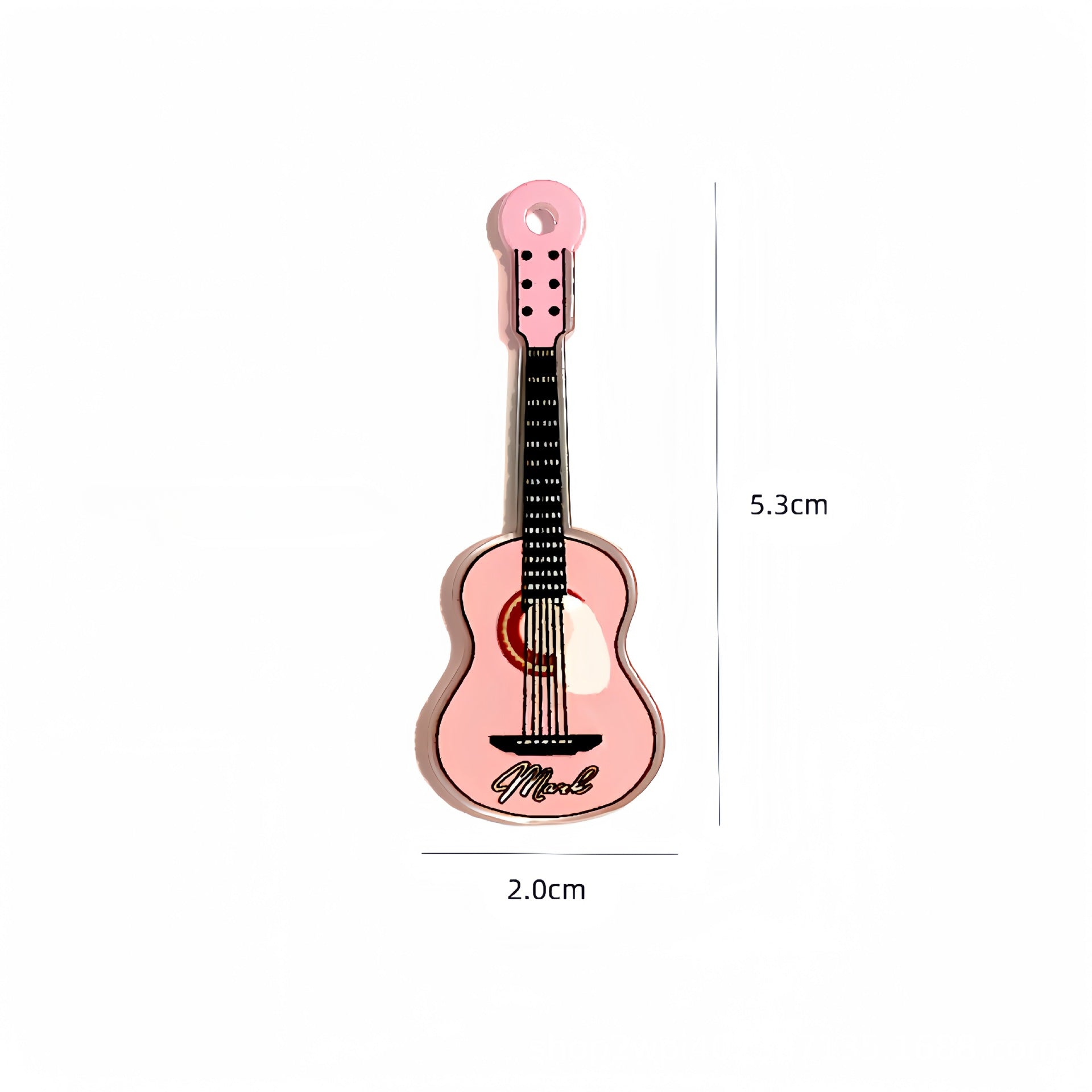 Wholesale 10pcs Double-sided Musical Instrument Guitar DIY Jewelry Accessories