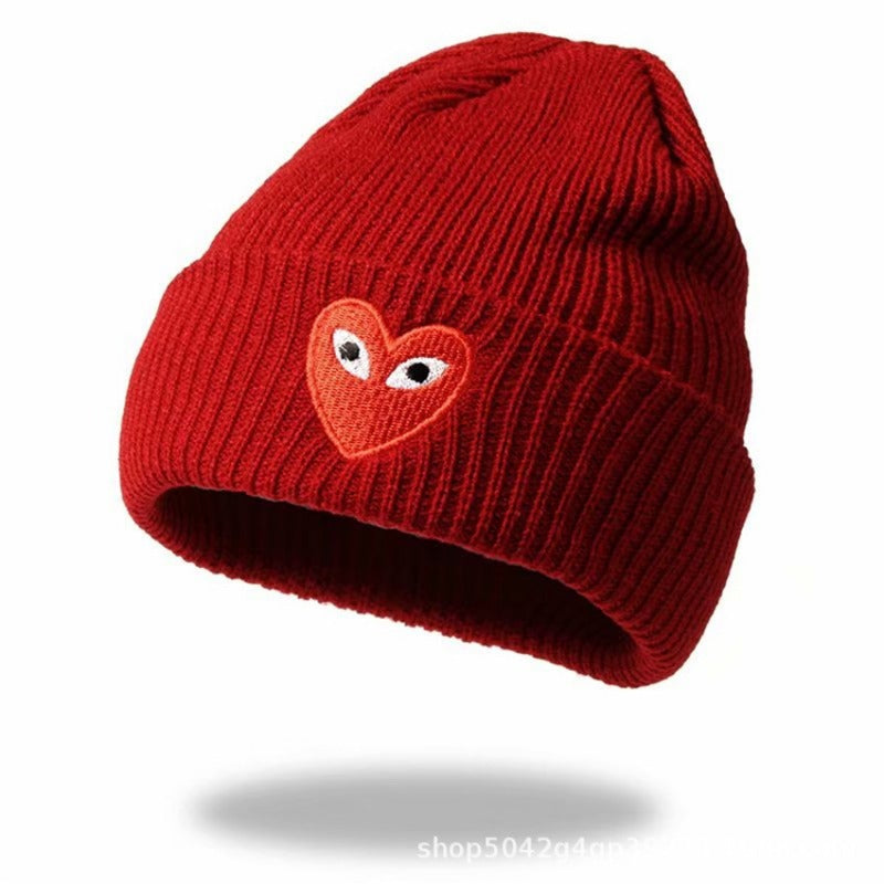 Wholesale Love Hip Hop Knitted Knitted Outdoor Warm Antifreeze Pullover Hat