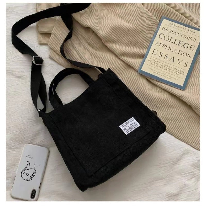 Wholesale Corduroy Tote Minimalist Shoulder Crossbody Bag