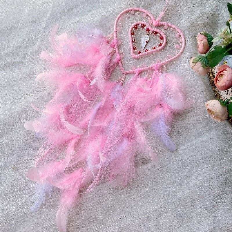 Wholesale Hollow Heart Dream Catcher Decoration Ornaments