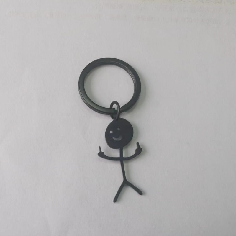 Wholesale Graffiti Character Fun Stainless Steel Keychains