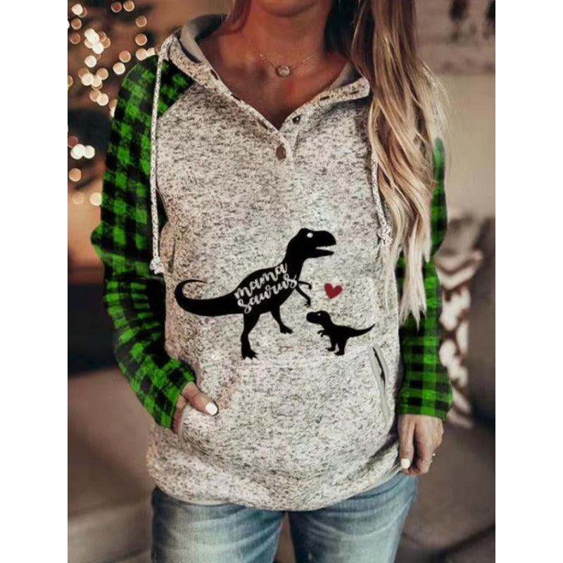 Wholesale Polyester Oversized MAMA Printed Hoodies