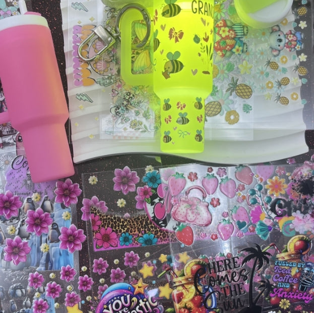 Wholesale Luminous Color Mini Tumbler Cup Keychains for Wrap