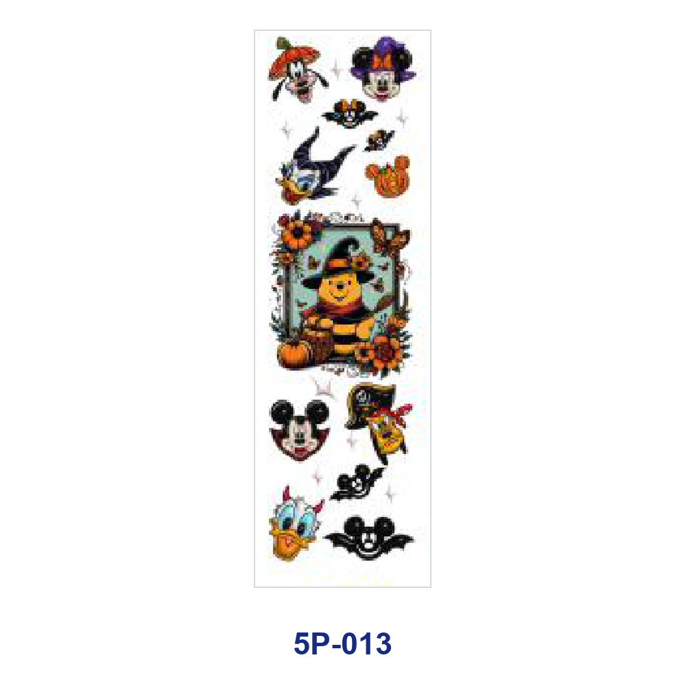 Wholesale 2/ 8/ 16pcs  Pumpkin Bat Ghost Spooky Gothic Print Pen and Bookmark Stickers UV DTF Wraps OLY Exclusive