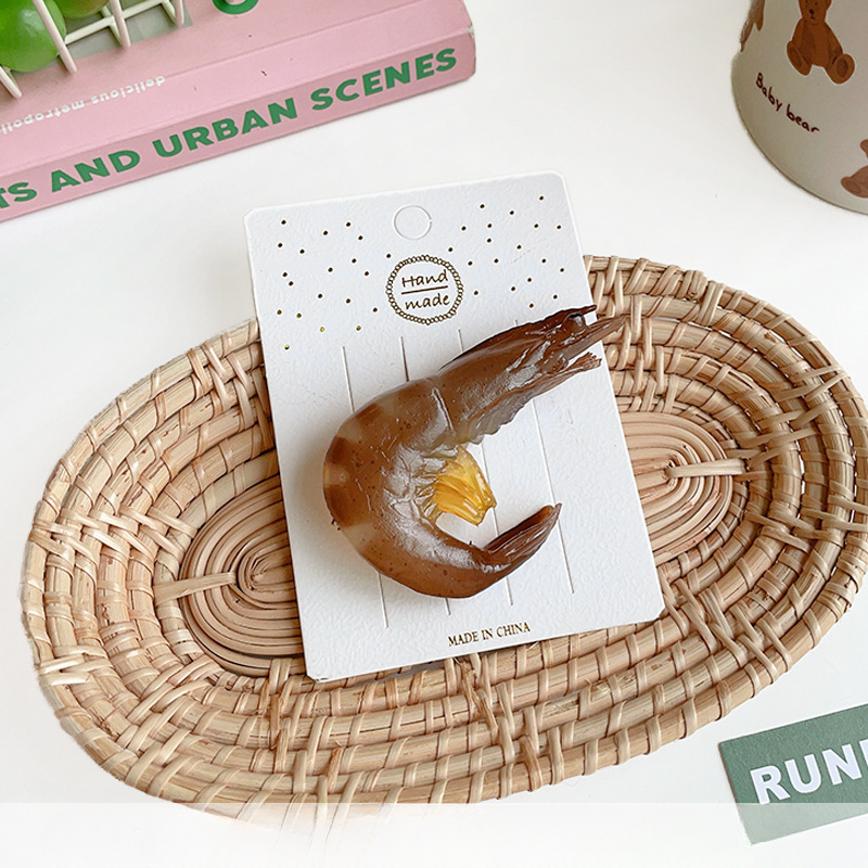 Wholesale Imitation Food Resin Hairpin