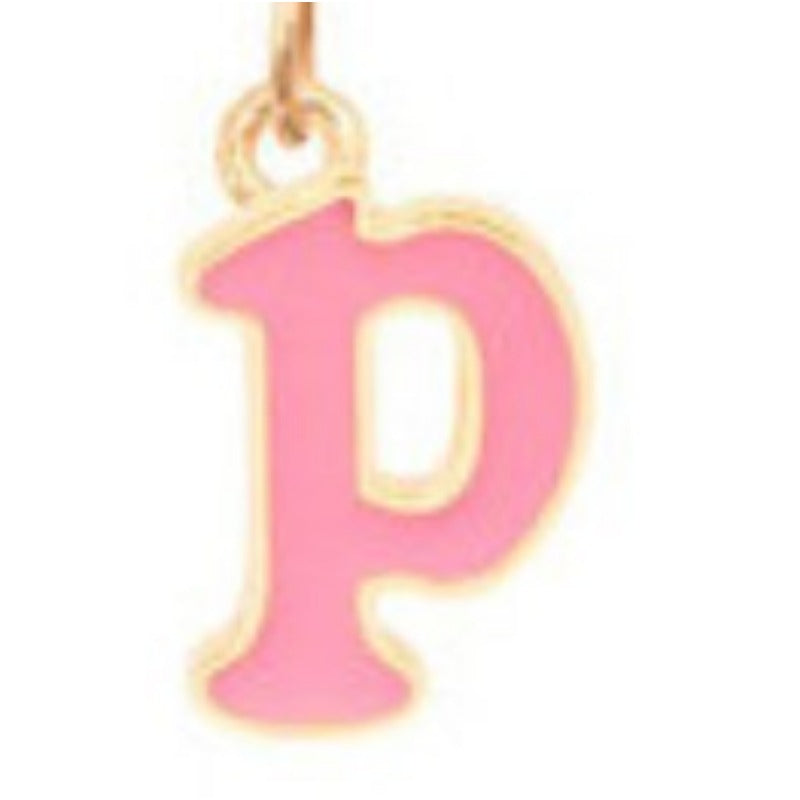 Wholesale Candy Colored Letter Titanium Steel Necklaces