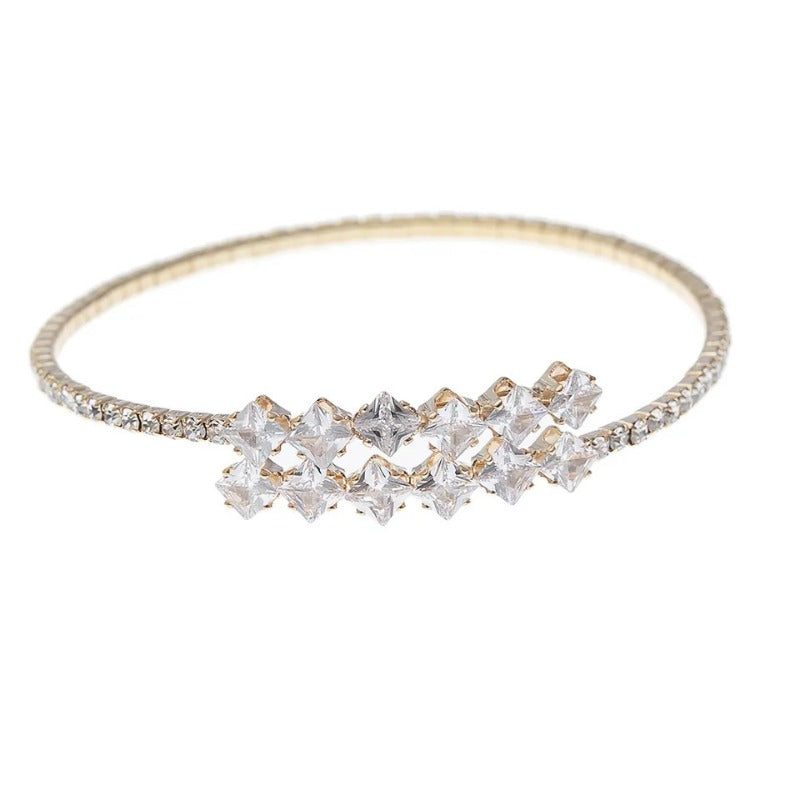 Wholesale Claw Chain Snake Rhinestone Simple Evening Fashion Zircon Bracelet