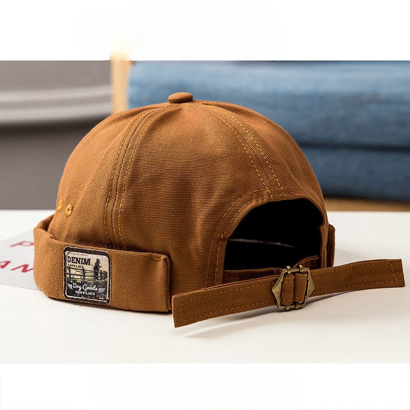 Wholesale Vintage Hip-hop Canvas Melon Skin Hats