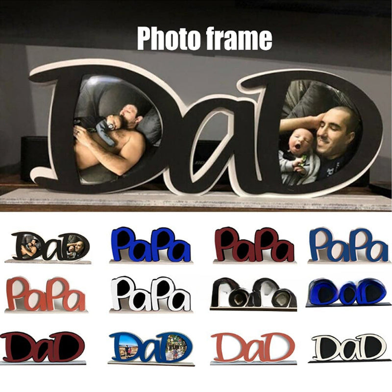 Wholesale Father's Day Dad Letters Acrylic Frame Ornaments