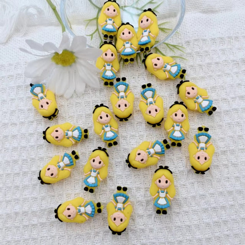 Wholesale 10pcs 3D Silicone Cute Cartoon Beads