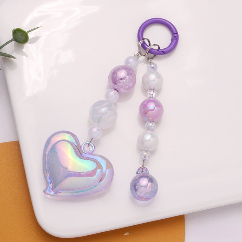 Wholesale Acrylic Bubble Love Keychain