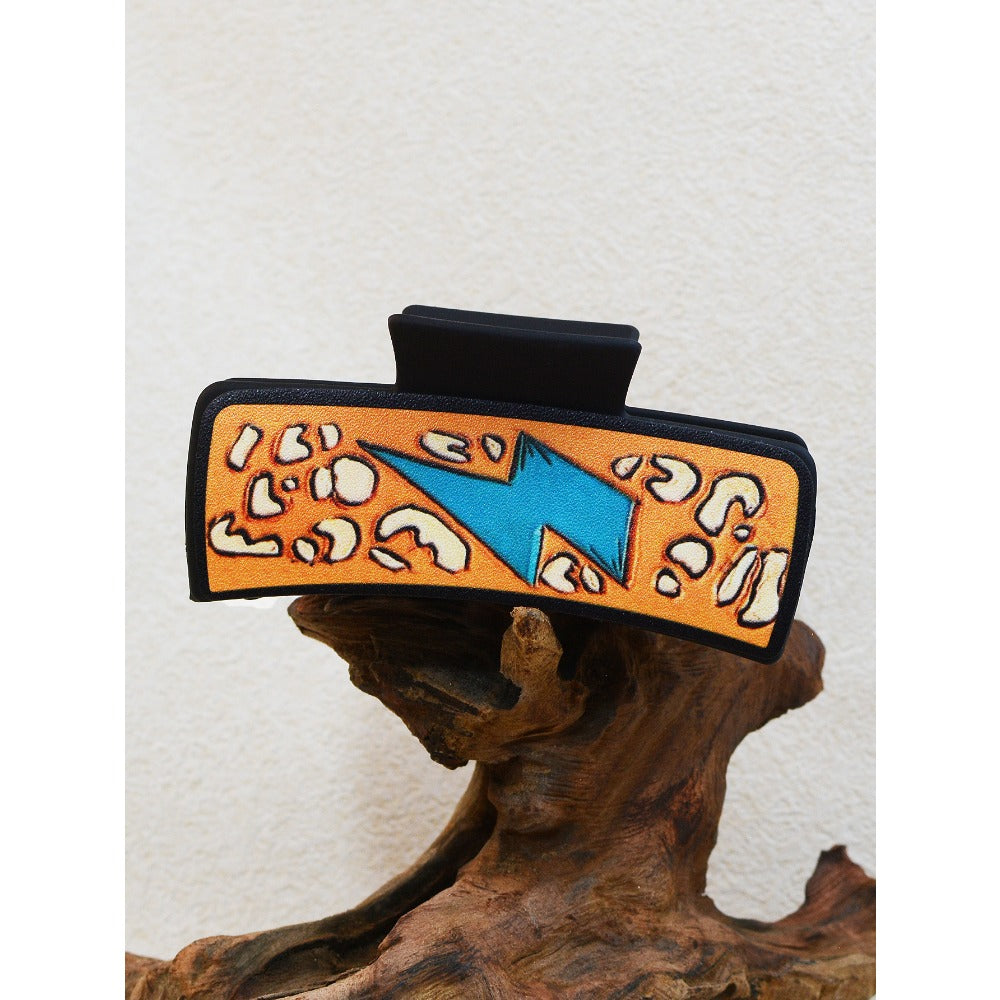 Wholesale of Western Wind Cow Plastic Hair Clips and Shark Clips