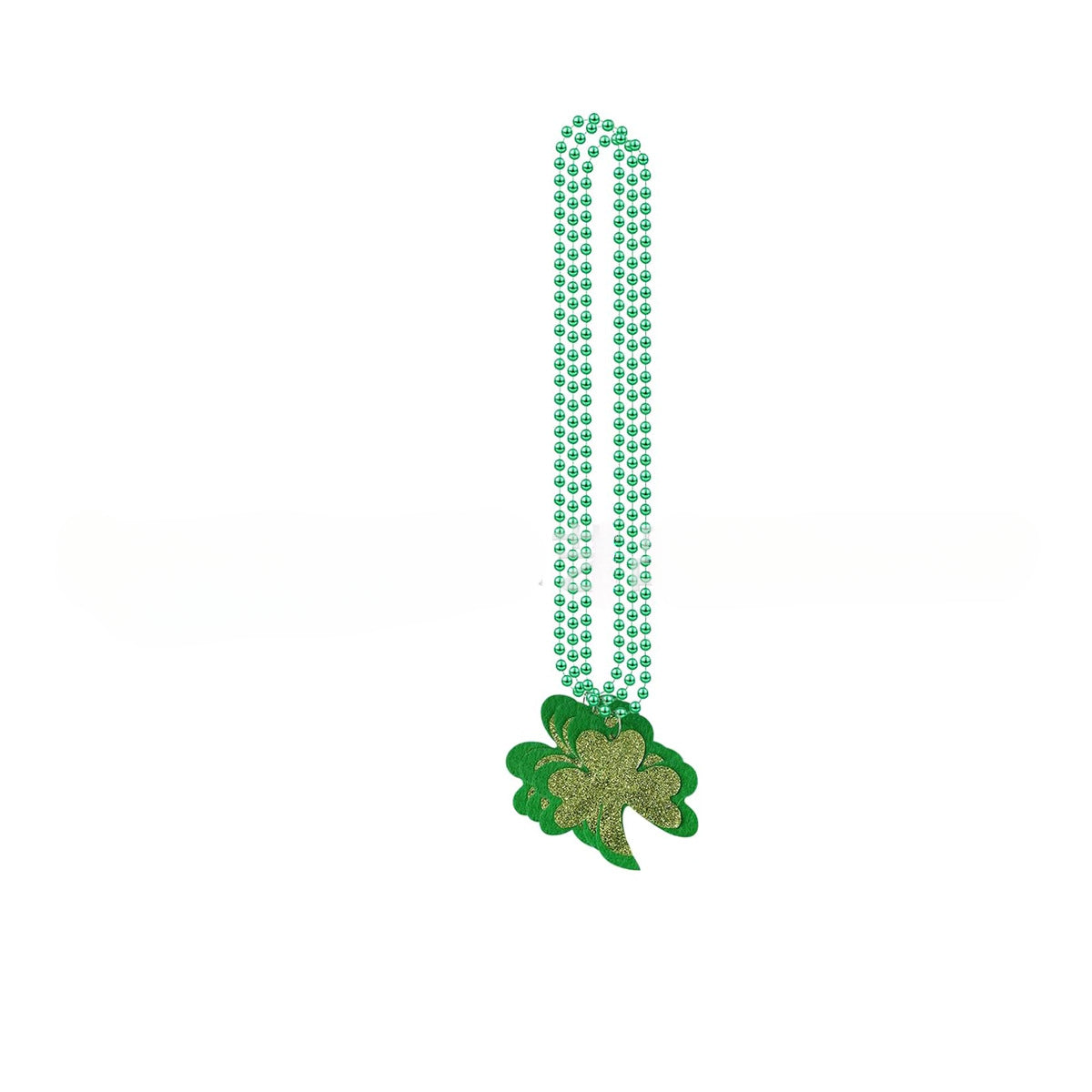 Wholesale of St. Patrick's Day Lucky Grass Plastic Bead Chains