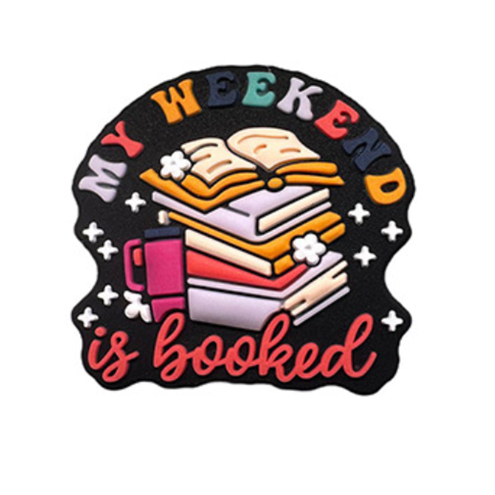 Wholesale 10pcs Colorful Creative Letter Graffiti Butterfly Books Beads