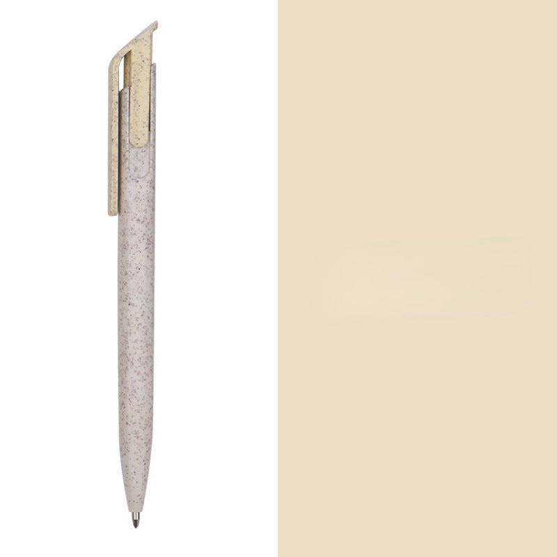 Wholesale of New Color Matching and Environmentally Friendly Wheat Straw Press Ballpoint Pens