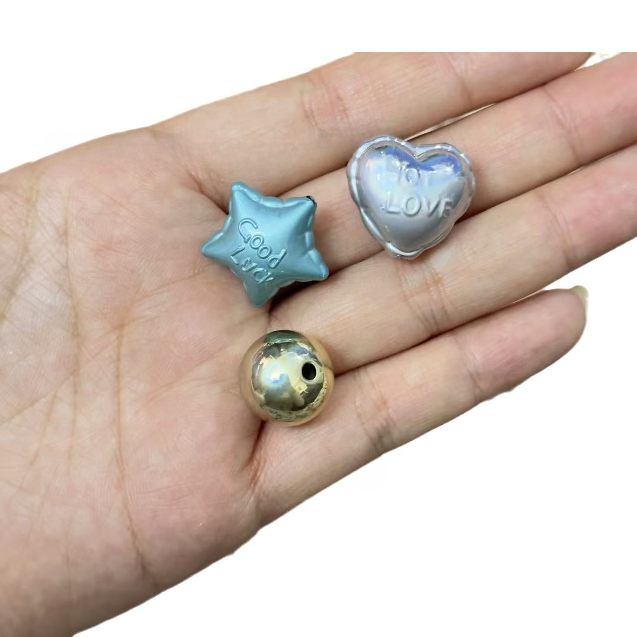 Wholesale 10 pieces of acrylic light bulb beads DIY accessories