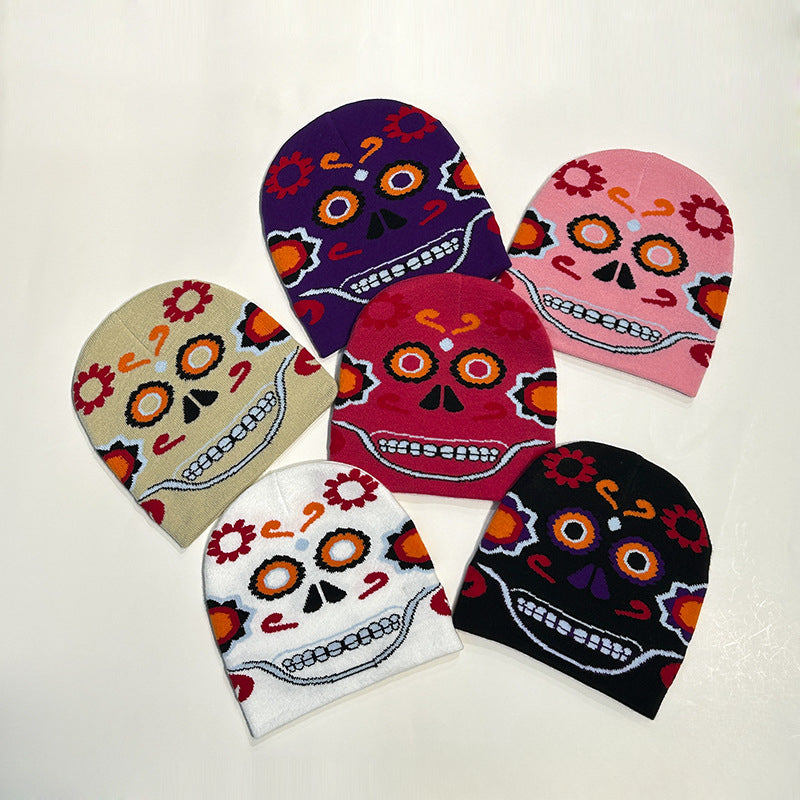 Wholesale Mexican Skeleton Hair Hat Knitted Hat