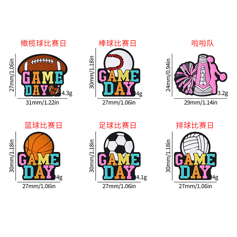 Wholesale 20pcs Creative Design, Exciting Ball Sports Beads