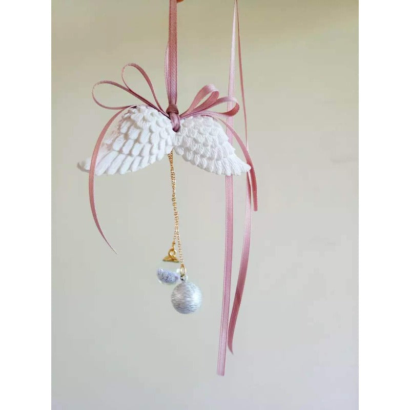 Wholesale Angel Wings Car Expanded Fragrant Stone Pendant