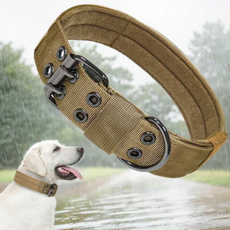 Wholesale Nylon Tactical Five-speed Adjustable Pin Buckle Pet Collar