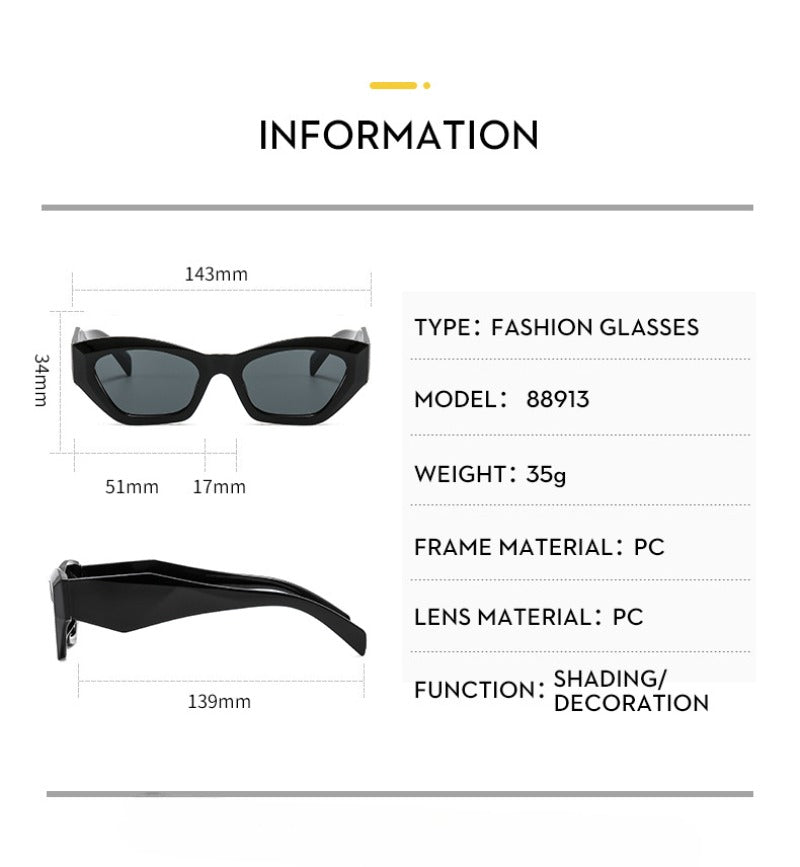 Wholesale Irregular Sunglasses Bud Glitter Sunglasses