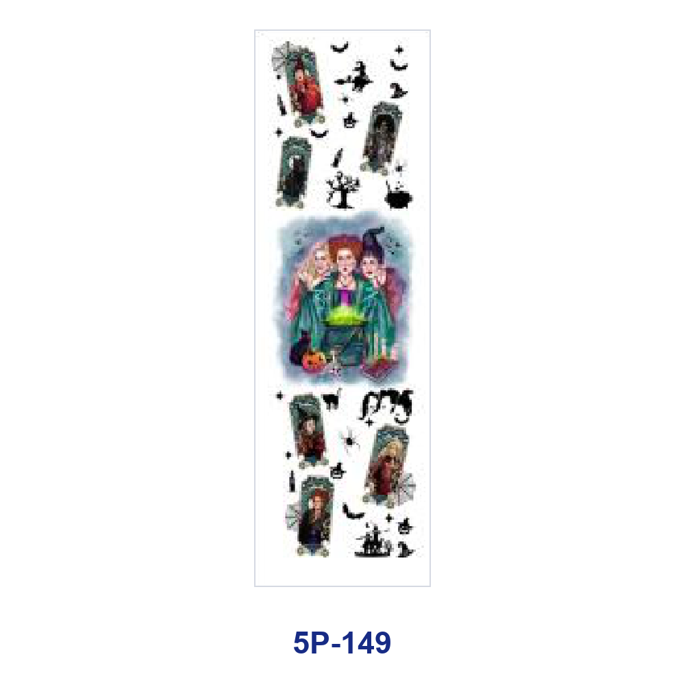 Wholesale 2/ 8/ 16pcs Vintage  Ghost Witchy Silhouette Holiday Print Pen and Bookmark Stickers UV DTF Wraps OLY Exclusive