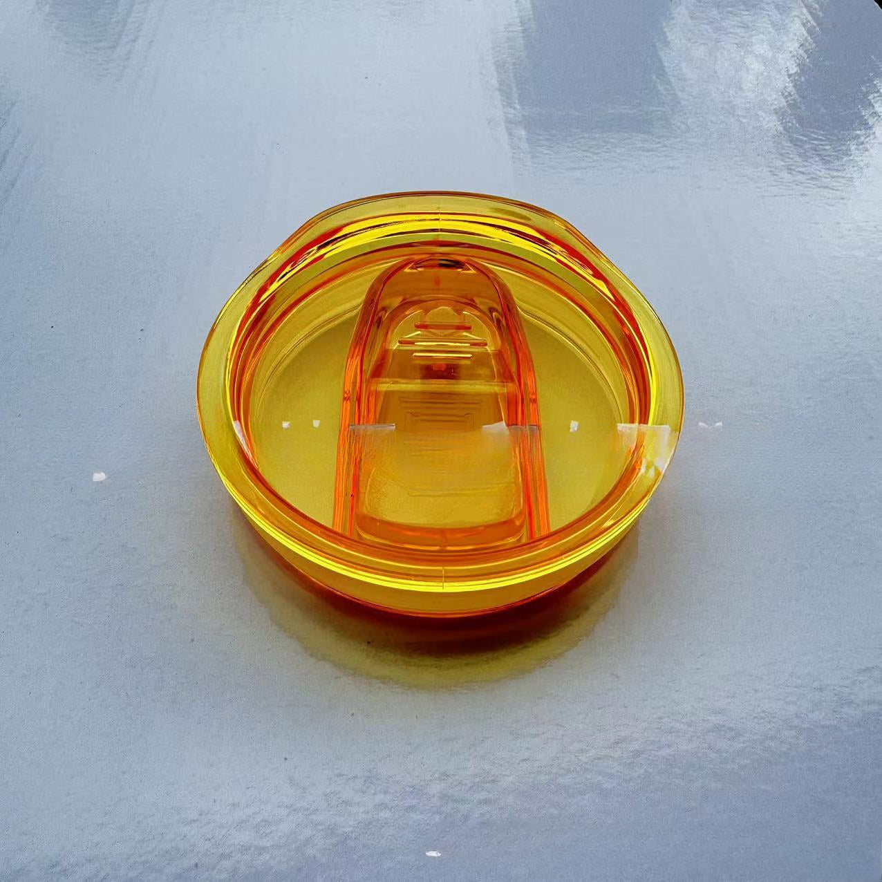 Wholesale 50pcs Glass Colored Stainless Steel Plastic Push Cup Lid