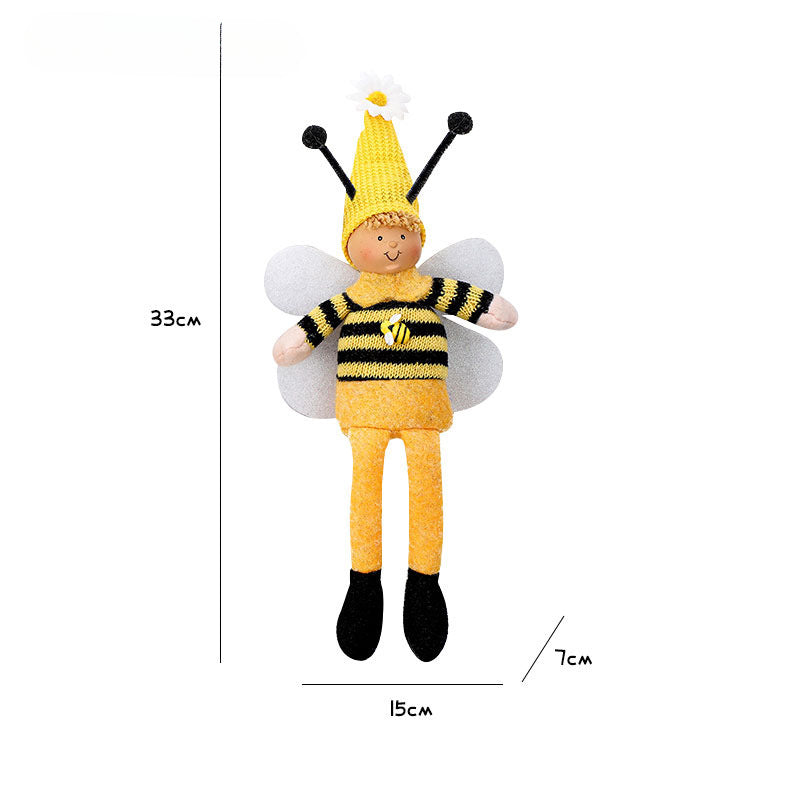 Wholesale of Honey Bee Festival Dwarf Doll Fabric Ornaments