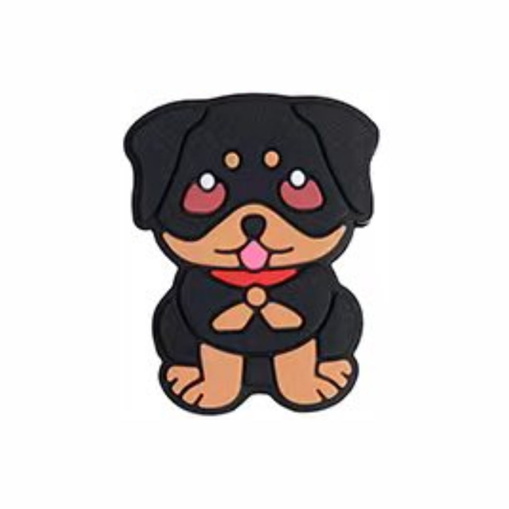 Wholesale 20pcs Cartoon Cute Puppy Pattern Silicone Beads