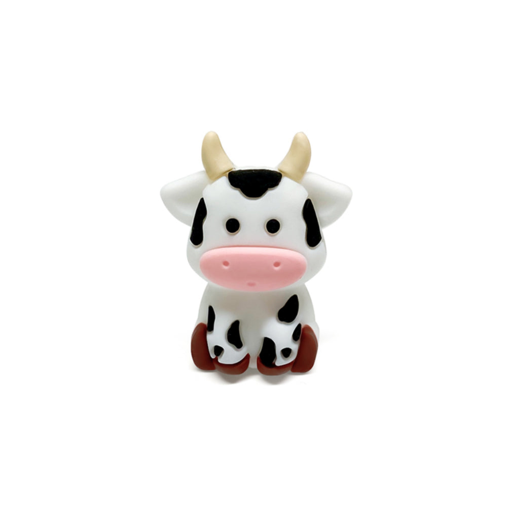 Wholesale 10pcs Cute Cartoon 3D Little Cow Carrot Rabbit Beads
