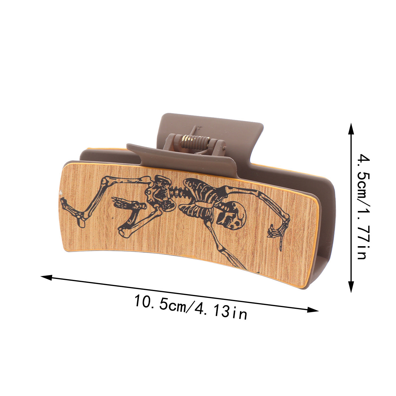 Wholesale Skull Pumpkin Leather Hair Clip