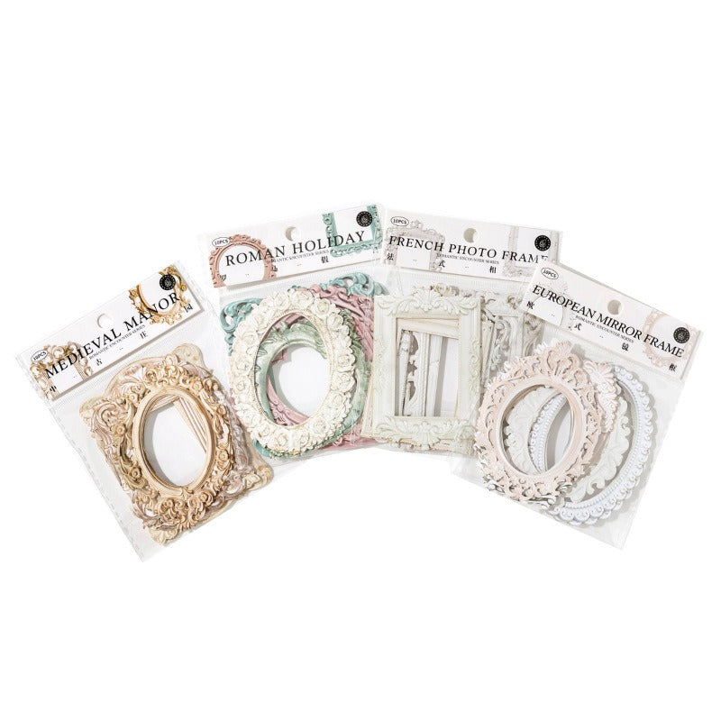 Wholesale Hollow Relief Retro Romantic Encounter Handbag DIY Decoration Collage Material